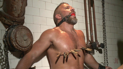 Muscled Hunk Dirk Caber Relentlessly Tormented