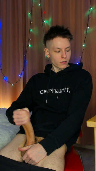 Young Stud's Ecstatic Cum-filled Finish