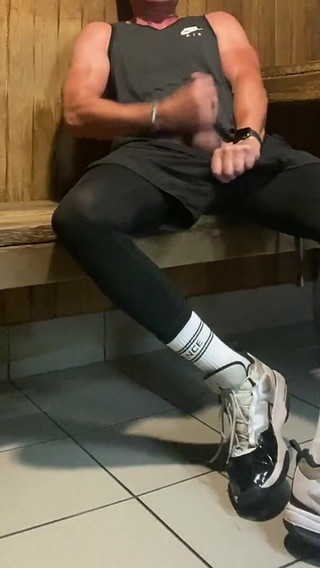 Another Load of Cum in the Sauna From Jockdad87