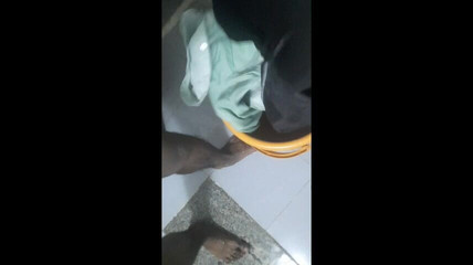 Hot Young Boy Materbates During Washing Clothes