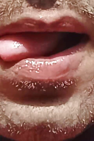 Mouth and Saliva Fetish Close up