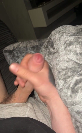 Sneaky Wank on My Mates Sofa Where Shall I Cum