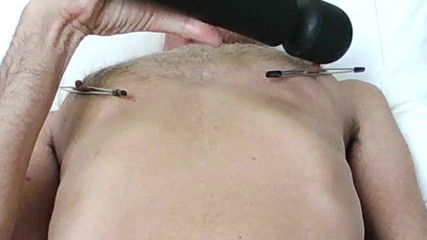 Extreme Nipple Clamping Stretching Causing Me to Squirt 4 Ruined Cumloads