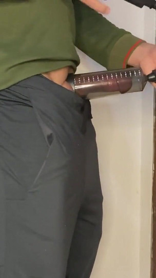 Stepmother Breastfeeding a Big Dick, Using Her Penis Pump and Making His Dick Giant.